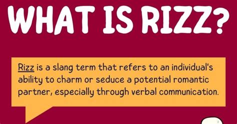 what does it mean to rizz someone up|Rizz meaning: Definition of slang term and examples。